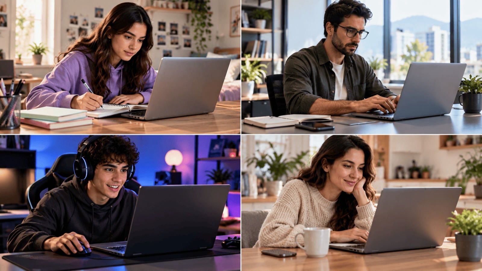 Procesador y componentes de un notebook