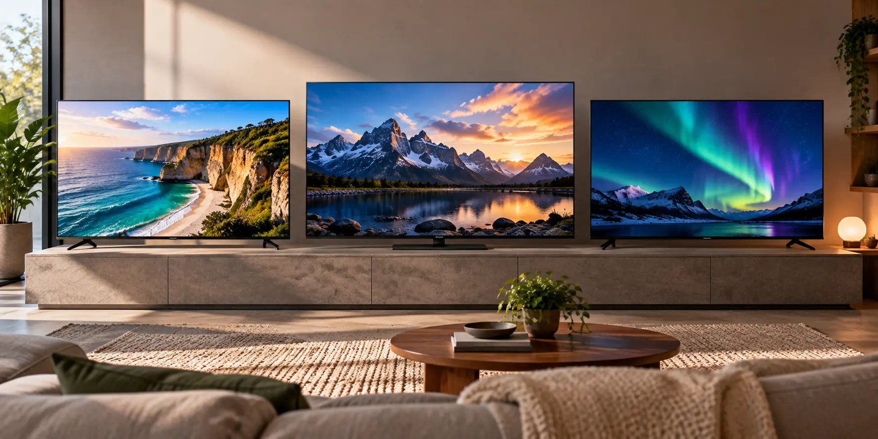 Tecnologías de pantalla LED, QLED y OLED en Smart TV