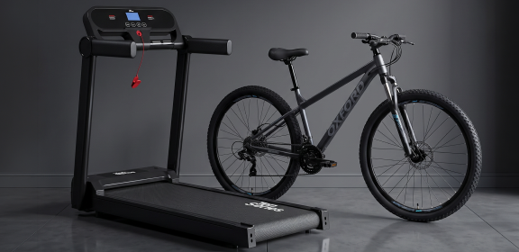 Bicicletas y máquinas de ejercicio