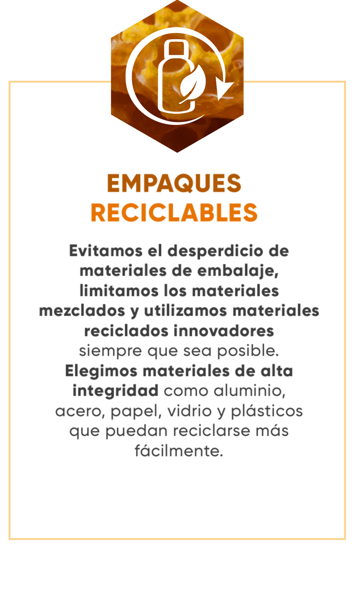 EMPAQUES RECICLABLES