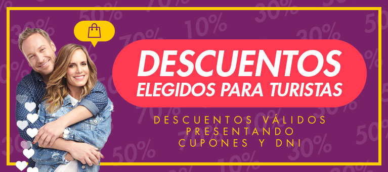 Descuentos elegidos para turistas