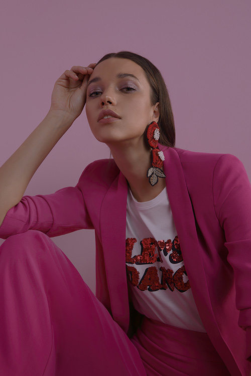 Pink and Red