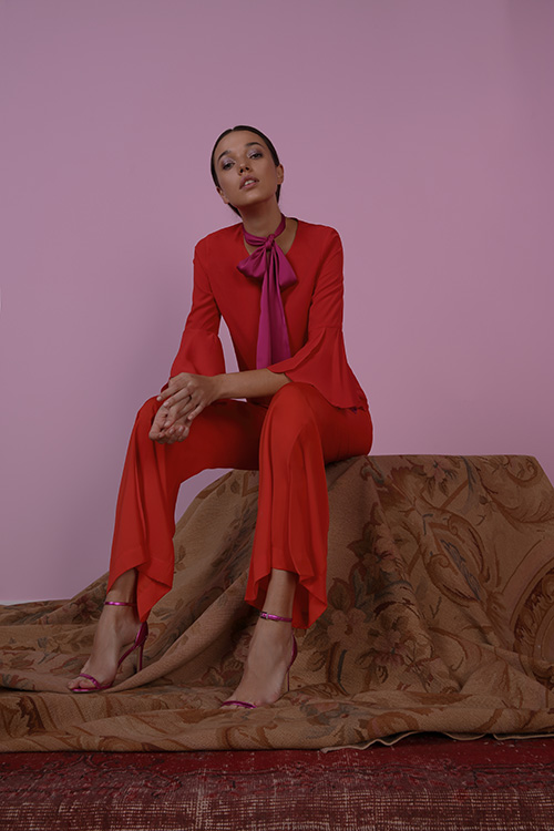 Pink and Red