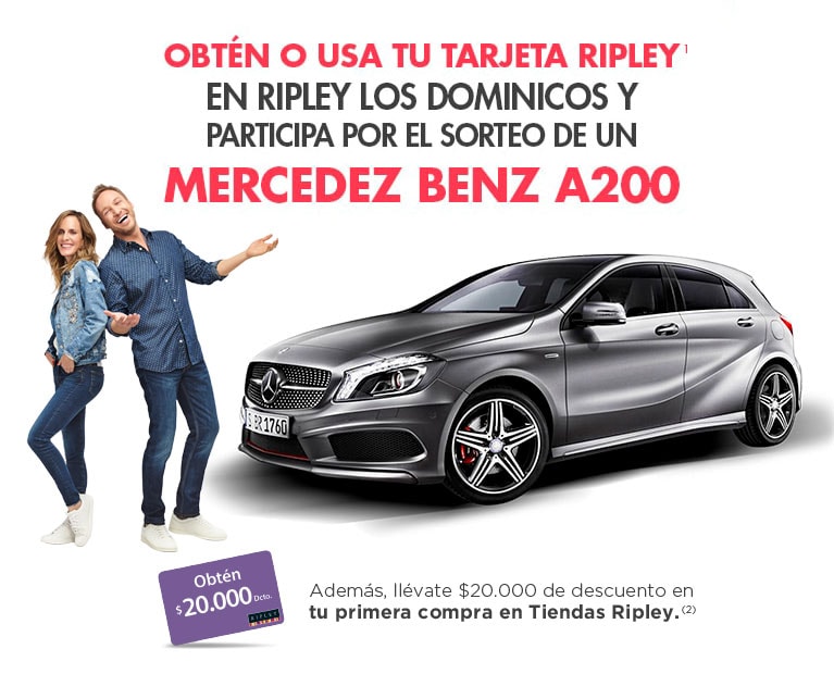 Obtén tu tarjeta Ripley y Gana