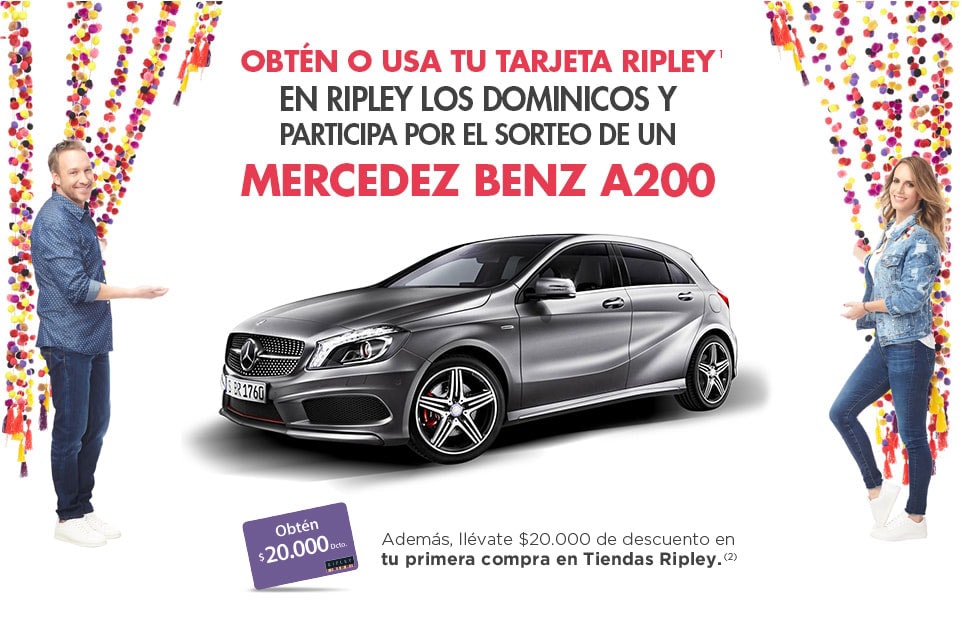 Obtén tu tarjeta Ripley y Gana