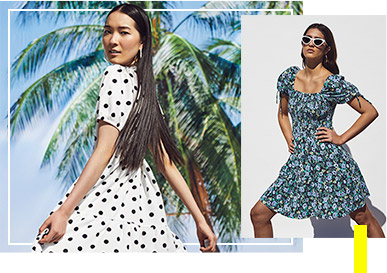 Vestidos, maxivestidos y enteritos