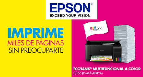 Tintas e Impresoras: Láser, Multifuncional, HP, Epson y más | Ripley.com