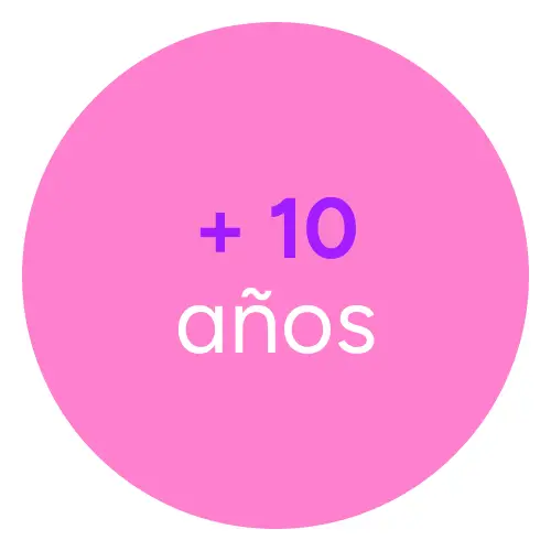 10 o mas años